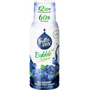 Sirup FruttaMax Bubble Sirup koncentrát do sodovkovače Borůvka 500 ml na 12 L