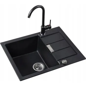 Granitový dřez Jednokomorový dřez Franke černý
