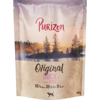 Krmivo pro kočku 400g Purizon Original kachna s rybou - bez obilovin