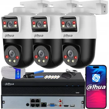 IP kamera Monitorovací sada 3 kamery DAHUA 2Mpx SDT2A200-2F-NB-A-PV AI Dual Light