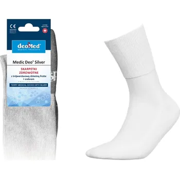 Pánská móda Bavlna Ponožky JJW bez tlaku, velikost 44-46, bílé