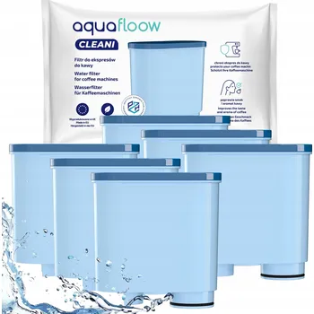 Příprava kávy 6x filtr AquaFloow pro kávovary Saeco Philips Latte GO AquaClean, náhrada