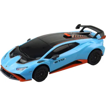 Rastar Lamborghini Huracan STO 1:24 modré/oranžové RC model auta Rastar Lamborghini Huracan STO 1:24 modré/oranžové