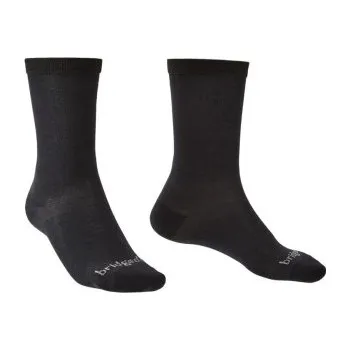 Pánské termo ponožky Bridgedale Liner Coolmax Liner Boot x2 Black XL