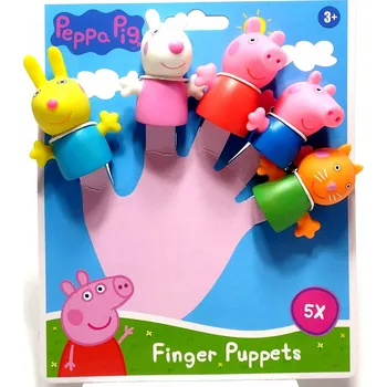Figurka Loutky na prsty prasátko Peppa Prstové loutky 5 ks