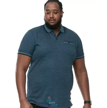 Pánské tričko Velké pánské polo triko Duke D555 Troy 2 tmavě modré (6XL)
