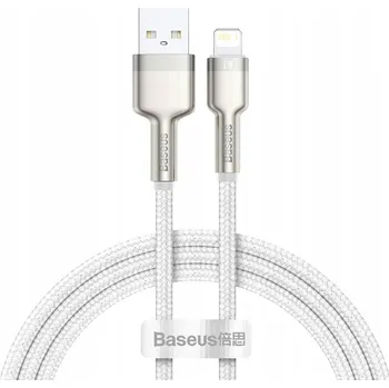 Datový kabel Kabel Baseus USB - Apple Lightning 1 m bílý