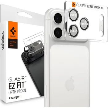 Spigen - Optik.tR EZ Fit Pro XL sklo fotoaparátu - iPhone 17 Pro - Silver