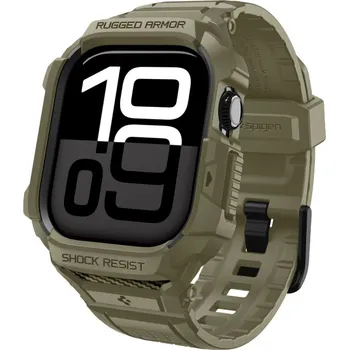Řemínek na hodinky Spigen - Rugged Armor Pro V2 - Apple Watch 10 46mm - vintage khaki