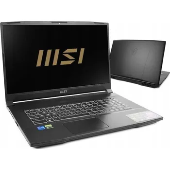 Notebook Notebook MSI Katana 17 B12 17,3" Intel Core i7 16 GB / 1000 GB černý