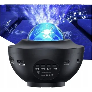 Lampička Projektorová lampička SATIS černá