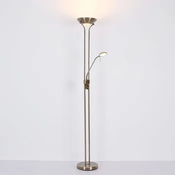 Stojací lampa Lampa stojací lampa zlatá 2x LED integrovaný LED zdroj 230 W zlatá