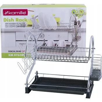 Odkapávač na nádobí SILIKONOVÝ ODKAPÁVAČ NA NÁDOBÍ NA PŘÍBORY, SKLENICE TALÍŘE KAMILLE