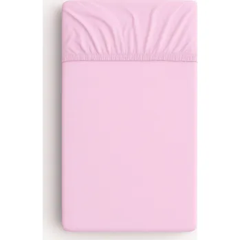 Prostěradlo Prostěradlo bavlněné s gumou do postýlky 140x70 cm - růžové