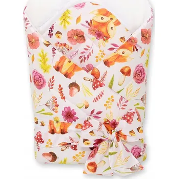 Zavinovačka Měkká zavinovačka s vázáním - liška ve věnečku