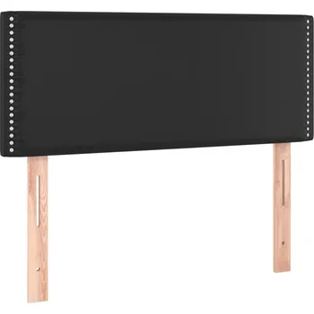 Čelo postele nastavitelné černé samet 90 x 5 x 78/88 cm