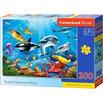 Puzzle Castorland 200dílné Puzzle Tropický podvodní svět