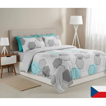 Povlečení Bavlněné povlečení Plástve Velikost: 70x90, 140x200 cm