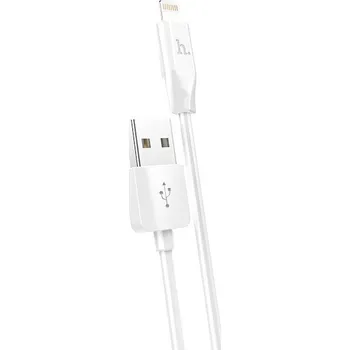 Počítač HOCO kabel USB pro iPhone Lightning 8-pin X1 RAPID bílý 2 metry
