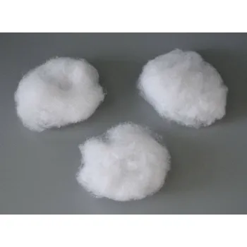 Textilie Bílé obláčky z dutého vlákna 3 ks