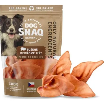 Pamlsek pro psa Dog Snaq Sušené vepřové ucho 4 ks