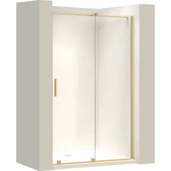 Sprchové dveře REA Montana sprchové dveře 130, kartáčovaná zlatá