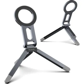 Mcdodo – magnetický stojan na mobilní telefon (TB-6210) – hliníková slitina – šedá