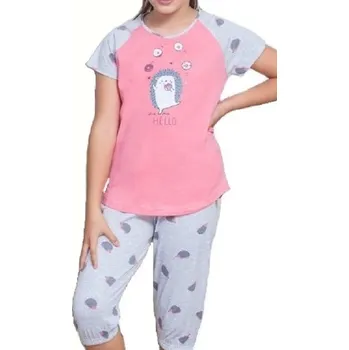 Dívčí pyžamo Pyžamo pro holky 1F0582 růžová 122-128-7-8-let