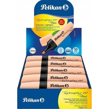 Zvýrazňovač ZVÝRAZŇOVAČ 490 PASTELOVĚ ORANŽOVÝ (10 KS)