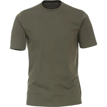 Pánské tričko Pánské velké hladké tričko Redmond 665-60 khaki (4XL)