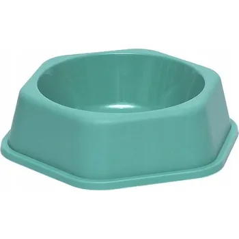 Miska pro psa PLASTOVÁ MISKA MODRÁ 17 CM PRO PSA KOČKU NA VODU KRMIVO