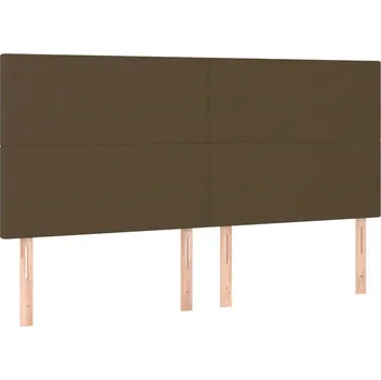 Nastavitelná čelo postele, látka taupe, 180x5x118/128 cm