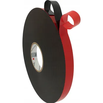 Lepicí páska Extra Silná PE Pěnová Páska 1mm Oboustranná Akrylová 19mm x 50m Černá