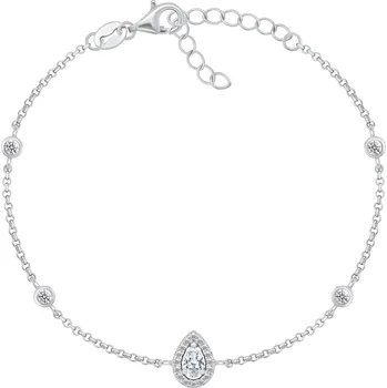 Módní doplněk Brilio Silver Půvabný stříbrný náramek se zirkony BRC125W + 2 měsíce na vrácení zboží