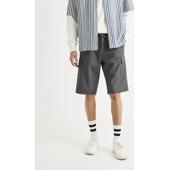 Pánské oblečení Celio Kraťasy cargo Rolver2Bm - Pánské Celio šedá 1694248