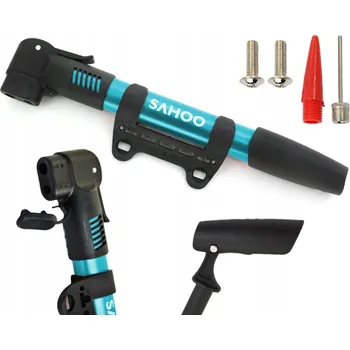 pumpička RUČNÍ HUSTILKA NA KOLO NA RÁM HLINÍKOVÁ MINI DUAL 28 CM LEHKÁ AV/SV