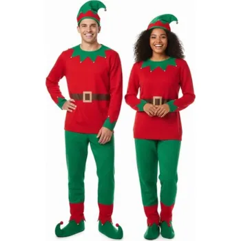 Karnevalový kostým KOSTÝM SKŘÍTEK POMOCNÍK JEŽÍŠKA VÁNOČNÍ ČEPICE VELIKOST M