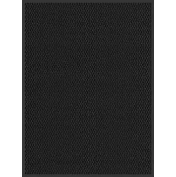 Rohožka Černá polypropylenová rohožka 90 x 120 cm s protiskluzovým PVC