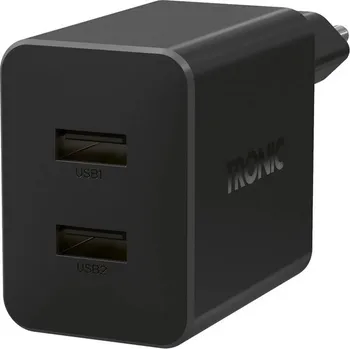 TRONIC Duální nabíječka 2x USB černá