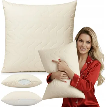 Polštář Antialergický Polštář 70x80cm Nastavitelná Výška Zip Pohodlný Hit-Micro