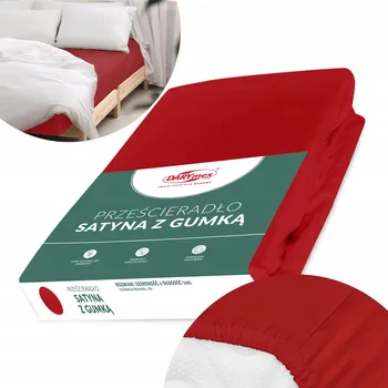 Prostěradlo Prostěradlo s gumou Darymex satén 90 x 200 cm