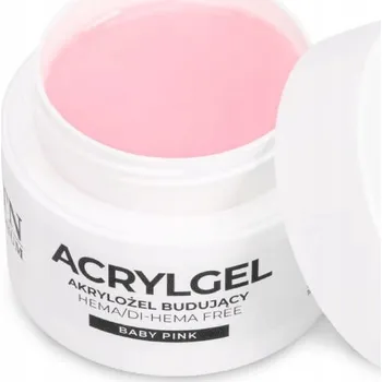 Lak na nehty Akrygel pro modeláž nehtů NTN Premium HEMA/Di-HEMA Free Baby Pink 45 g