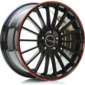 Disk AVUS Alu Kola Avus Ac-M03 8x19 5x112 ET35 Black Red Line 66.6