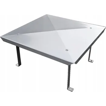 Komín Komínová stříška kopertová nerezová 50 x 110 cm, nástavec na komín