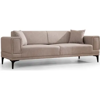 Pohovka Třímístná rozkládací pohovka Horizon 230 cm světle hnědá