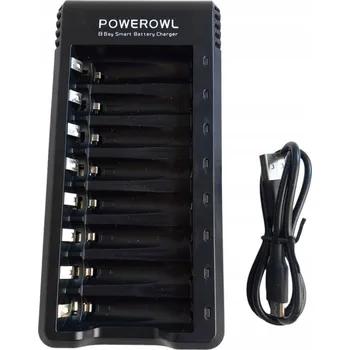 USB nabíječka POWEROWL pro 8 AA/AAA baterií