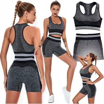 Dámské spodní prádlo Sportovní souprava top a šortky fitness jóga dvoudílná do posilovny XS