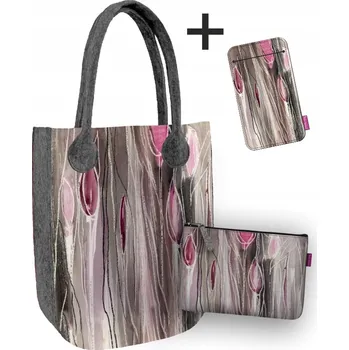 Kabelka Bertoni shopper kabelka polyester vícebarevná