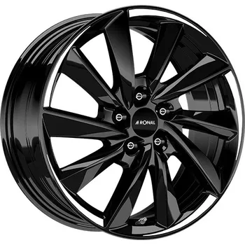 Alu kolo RONAL Alu kola Ronal R70 7.5x18 5x114.3 ET50 Jetblack-White Tail 82