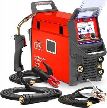 Svářečka Svářečka MIG/MAG, MMA, TIG Ideal 10,00-200,00 A 230 V